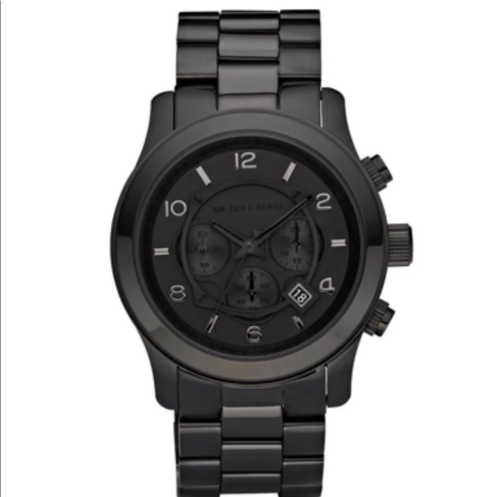 Michael Kors Men's Chronograph Black Stainless